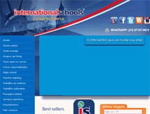 Tablet Screenshot of internationalschools.com.br